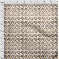 thumbnail image 4 of oneOone Viscose Jersey Light Brown Fabric Geometric Quilting Supplies Print Sewing Fabric By The Yard 60 Inch Wide, 4 of 5
