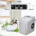 thumbnail image 6 of Electactic Ice Maker Machine for Countertop, 26Lbs/24H Portable Electric Ice Makers, Compact Ice Cube Maker with Ice Scoop and Basket 9 Cubes Ready in 6-8 Minutes,Ice Making Machine for Home, 6 of 12