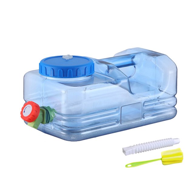 Bsvklp Cubo Gran Capacidad para Acampar Contenedor para Automóvil Con Grifo para Caminatas (5.5L)
