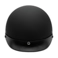 thumbnail image 4 of Casco de moto VCAN Cruiser, liso, plano, negro, de media cara, 4 of 7