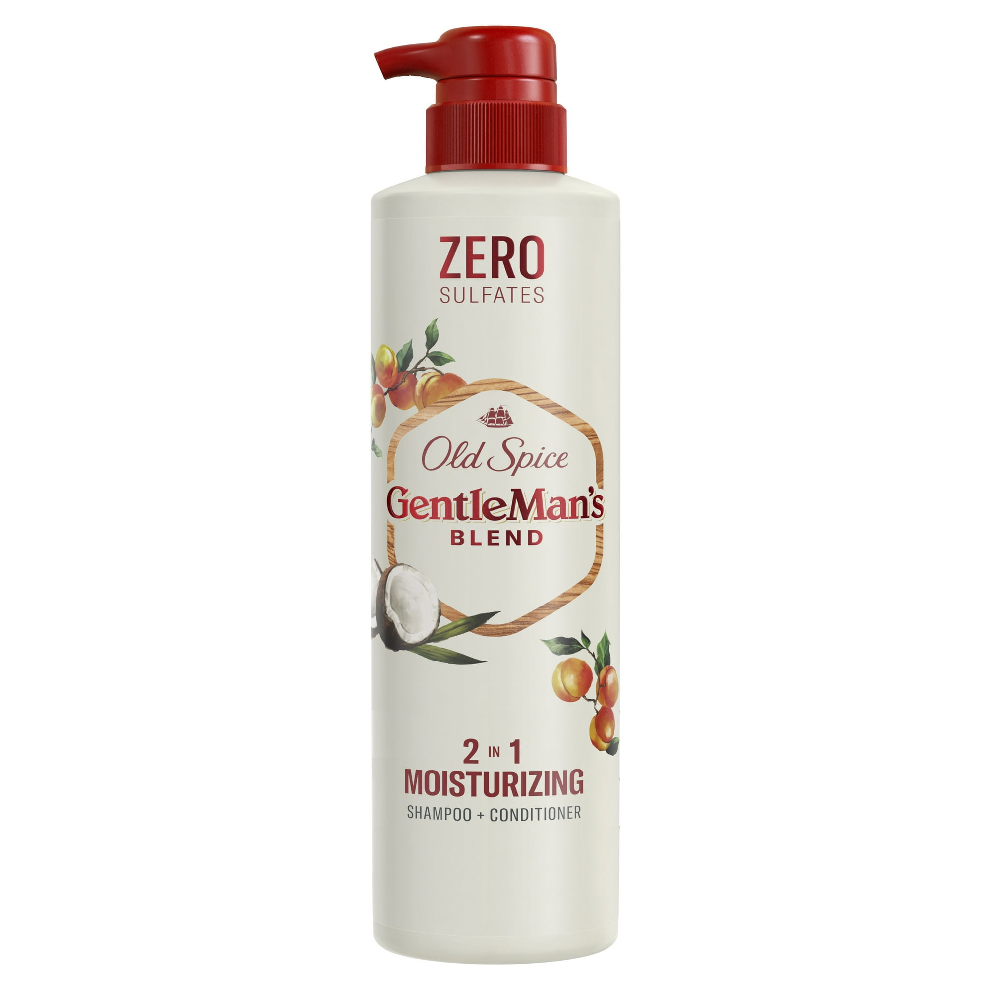 Old Spice 2in1 Mens Shampoo and Conditioner, Moisturizing Gentleman's Blend, All Hair, 14.8 fl oz