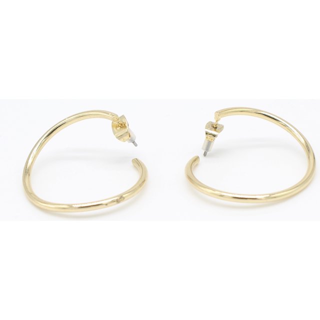 Banana Republic Pendientes de aro retorcidos para mujer, ,