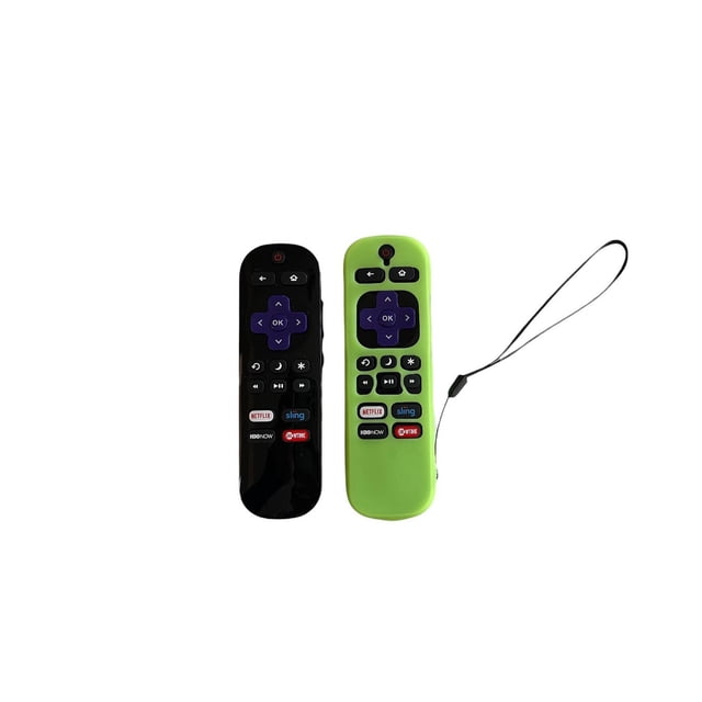 Control Compatible con Pantalla Hitachi Roku Tv Mas Funda Genérica Universal