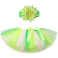 thumbnail image 3 of Tutú para niñas pequeñas, falda de tul esponjosa en capas, ropa de fiesta de carnaval para niñas, disfraz de alas de hada y mariposa, 3 of 5
