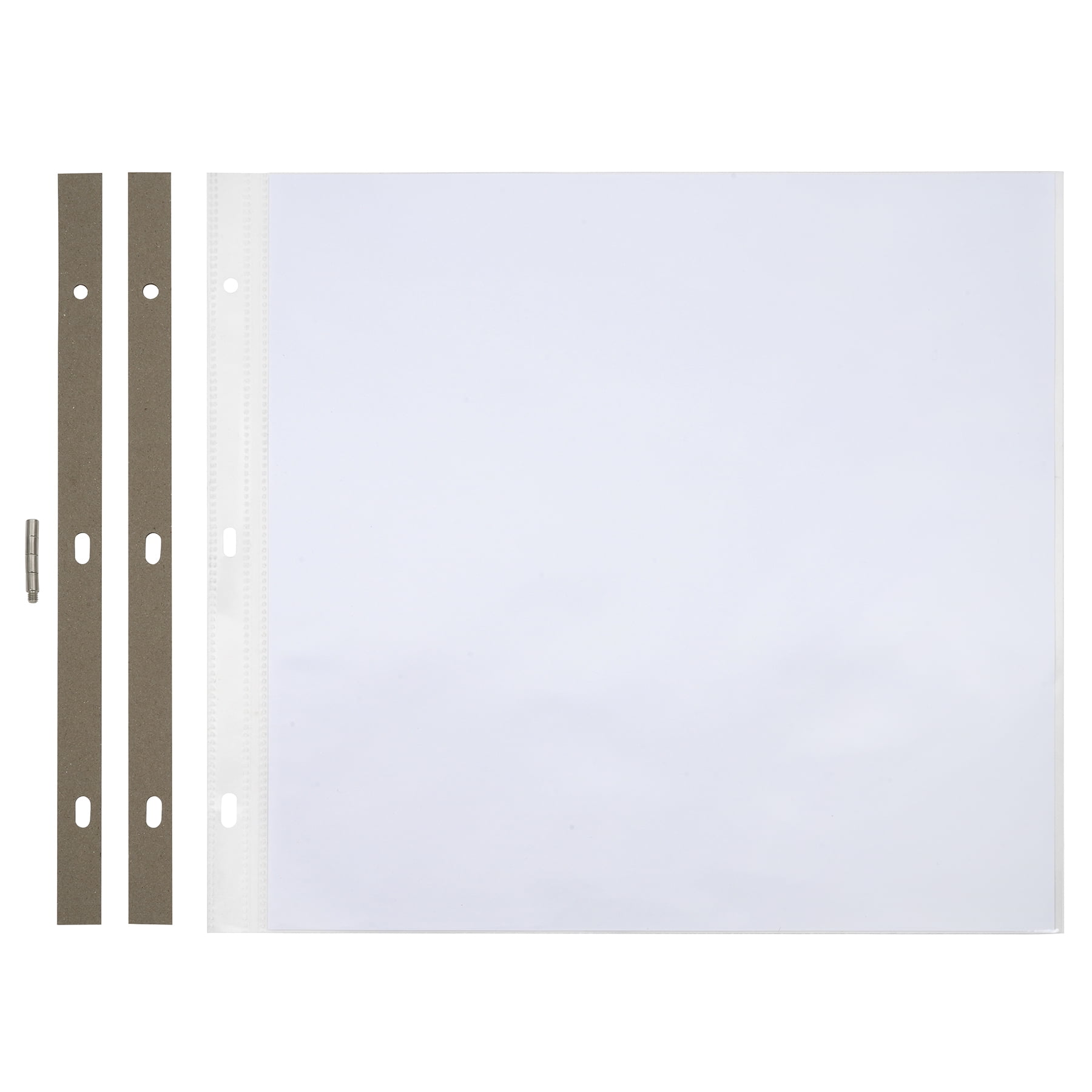 Recollections 20 Sheets (120 total) 12" x 12" White Scrapbook Refill Pages - Memory Book Page Refills - Bulk 6 Pack