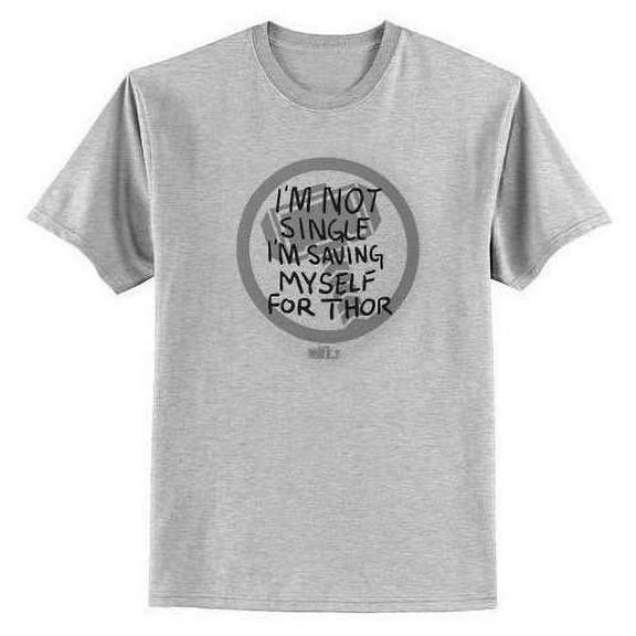 Funko Marvel Collector Corps I'm Not Single I'm Saving Myself for Thor T-Shirt (Small)