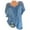 Blue, variant on U.Vomade New Short Sleeve Ladies Shirts and Tops Loose White Lace Patchwork Shirts Plus Size 4xl 5xl 18xl Short Sleeve Tops Casual Wear
