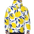 thumbnail image 5 of Bingfone Tropical Lemon Men'S Drawstring Hoodie Long Sleeve Pocket Sweatshirts-3x-Large, 5 of 9