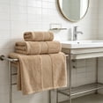 thumbnail image 1 of Juego de toallas de algodón extragrande de 3 piezas con toalla facial, de manos y de baño, multicolor, suave, altamente absorbente, de secado rápido, ligero y portátil., 1 of 6