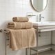 thumbnail image 1 of Extra-Large 3-Piece Towel Set Includes A Face Towel Hand Towel And Bath Towel Made From Pures Cottons They Are Quicks Drying Ultras Soft And Highly Absorbent, 1 of 6