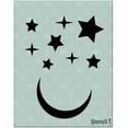 thumbnail image 4 of Stencil1, Space Theme Stencils 4-Pack (Astronaut, Rocket, Stars, Moon, Saturn) – Kids’ DIY Room Wall Decor for Space Lovers - 4 8.5x11 Sheets, 4 of 9