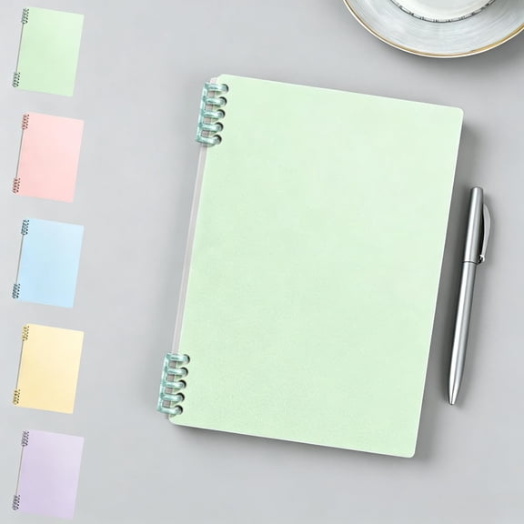 Journal Notebook for Women & Men, A5 Loose-Leaf Spiral Notebook, 10.03×7.12in Detachable Binder Journal, No-Bleed Thick Paper, Comfort Coil Binding, Customizable for Office & Daily Use
