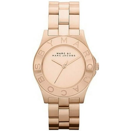 Women's Rose Gold-Tone Marc Jacobs Blade Watch MBM3127