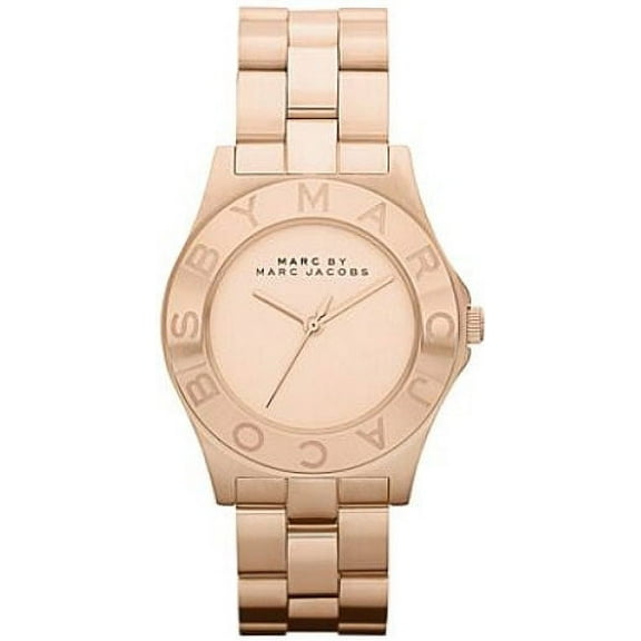 Women's Rose Gold-Tone Marc Jacobs Blade Watch MBM3127