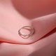 thumbnail image 4 of Anillo de boda Minnieouse de plata de ley ajustable ramita hoja espina para mujer, 4 of 6
