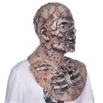 thumbnail image 5 of Máscara de zombi aterrador que camina, disfraz de Halloween espeluznante de látex, accesorios de decoración para fiesta de Carnaval para adultos sangrientos de terror, 5 of 5