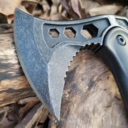 Doom Blade Camping Axe, Survival Hatchet with Sheath, Camping Cutting Wood Axe