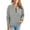 Gray, variant on Ashirexll Winter Coats for Women, Womens Fleece Coats, Zip Up Jacket Long Sleeve Casual Outwear with Pockets for Daily Use