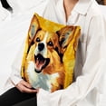 thumbnail image 6 of Corgi Chair Pillow Covers Set of 2 Throw Pillow Decorative Pillows Velvet with Unique Patterns for Various Occasions - Available in 16x16, 18x18, and 20x20 Inches, 6 of 6