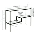 thumbnail image 5 of Evelyn&Zoe Lovett 22" Wide Rectangular Console Table, Blackened Bronze, 5 of 8