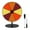 Round base-8 squares, variant on Tabletop Prize Turntable Fortunes Wheel Spinnings Game Draws Roulette Wheel Erasable Reusable Fortunes Wheel
