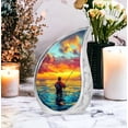 thumbnail image 4 of SABURIAL Fishing Urn - Memorial Urn for Human Ashes - Combo 3 - Large with 3 Inch Pack of 4 - Human Remains for Mom & Dad - Keepsake Urns for Men & Women - Decorative Urns, 4 of 7