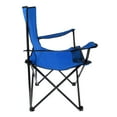 thumbnail image 4 of Silla cuádruple portátil para acampar portavasos Admite 225 Asiento de respaldo de picnic para exterior con bolsa - Azul, 4 of 8
