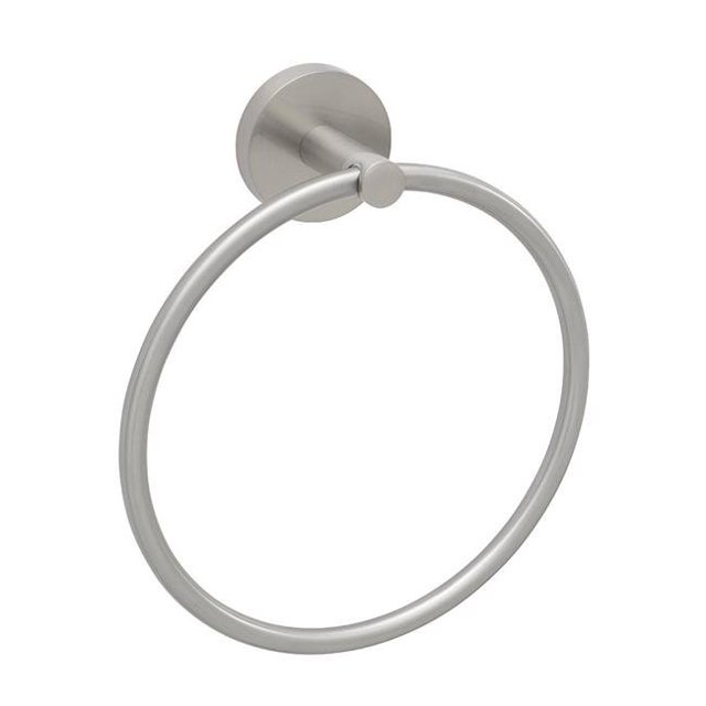 Jones Stephens 97921 Brushed Nickel Contemporary Towel Ring