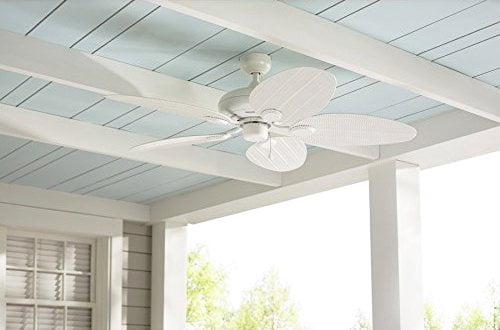 Harbor Breeze 52 In Matte White Tilghman Indoor Outdoor Ceiling