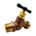 thumbnail image 3 of Thrifco 6415105 3/4 Inch MIP x 3/4 Inch GHT Brass No-Kink Hose Bibb - ARROWHEAD, 3 of 4