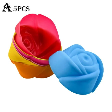 

Muffin Cases Silicone Cupcake Mould Reusable Tray Flower-shaped Moulds-DIY C6F9