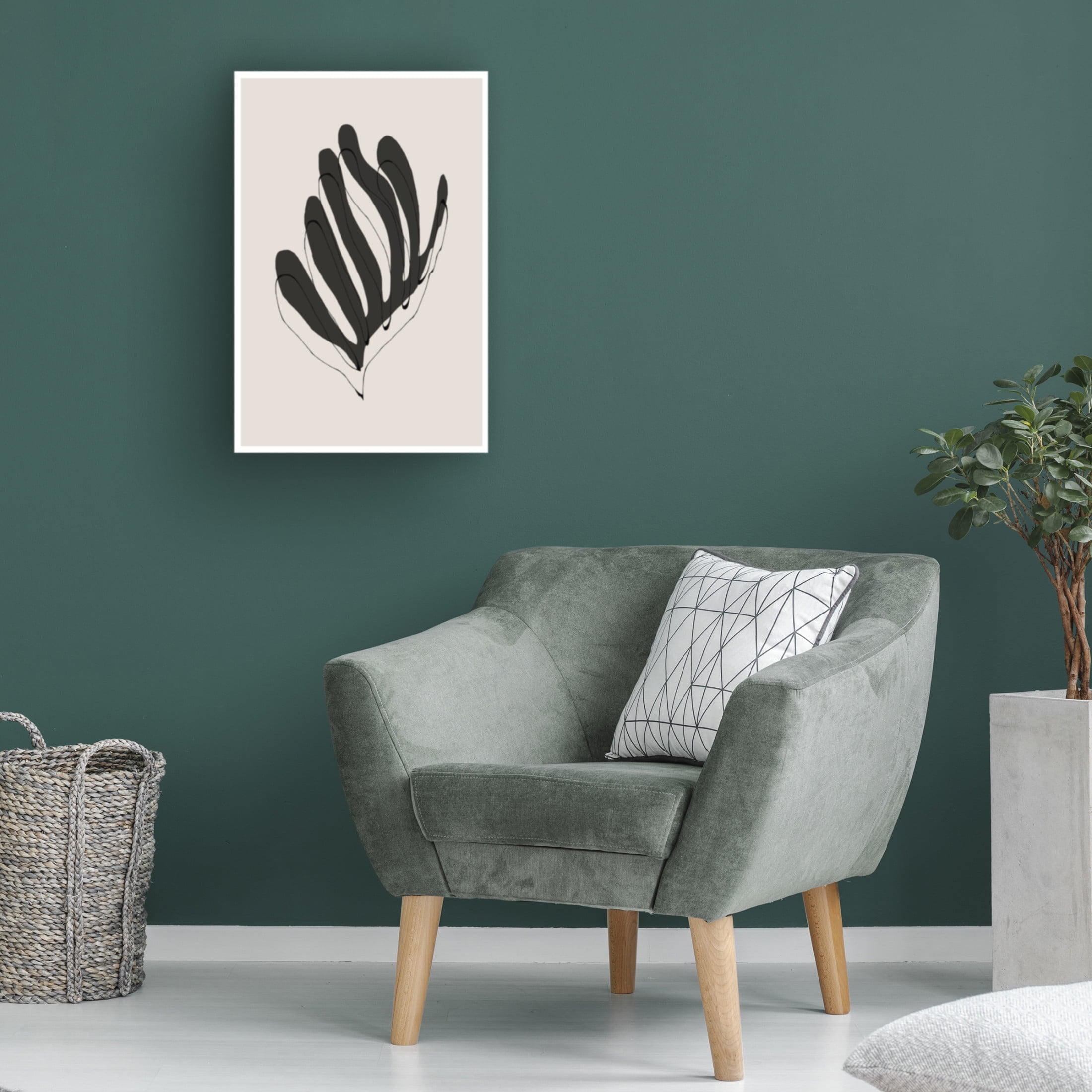 Trademark Fine Art THE MIUUS STUDIO Modern Flower Canvas Wall Art
