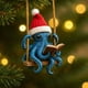 thumbnail image 1 of Uuiauoio Christmas Octopus 2D Flat Pendant for Backpack and Keychain, Festive Holiday Gift with Design, Durable Ornament for Bag Charm and Seasonal Accessory, 1 of 5
