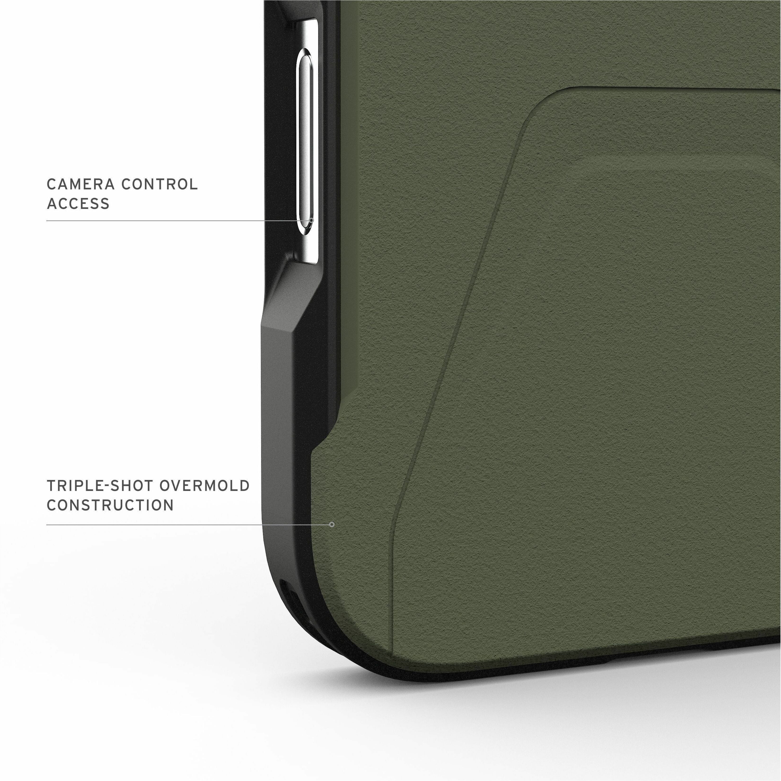 UAG iPhone 17 Pro Max Case Civilian - Compatible with MagSafe Military Grade Protective Cover, Olive/Orange