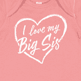 thumbnail image 4 of Inktastic I Love My Big Sis in White Chalk Heart Boys or Girls Baby Bodysuit, 4 of 5