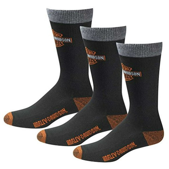 Harley-Davidson Chaussettes de Cyclisme UltraDri 3 Pack Poly Blend D99202870-001