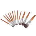 thumbnail image 4 of MAANGE 12pcs Beauty Brush Set Foundation Powder Blush Concealers Eye Shadow Makeup Brushes Kit, 4 of 14