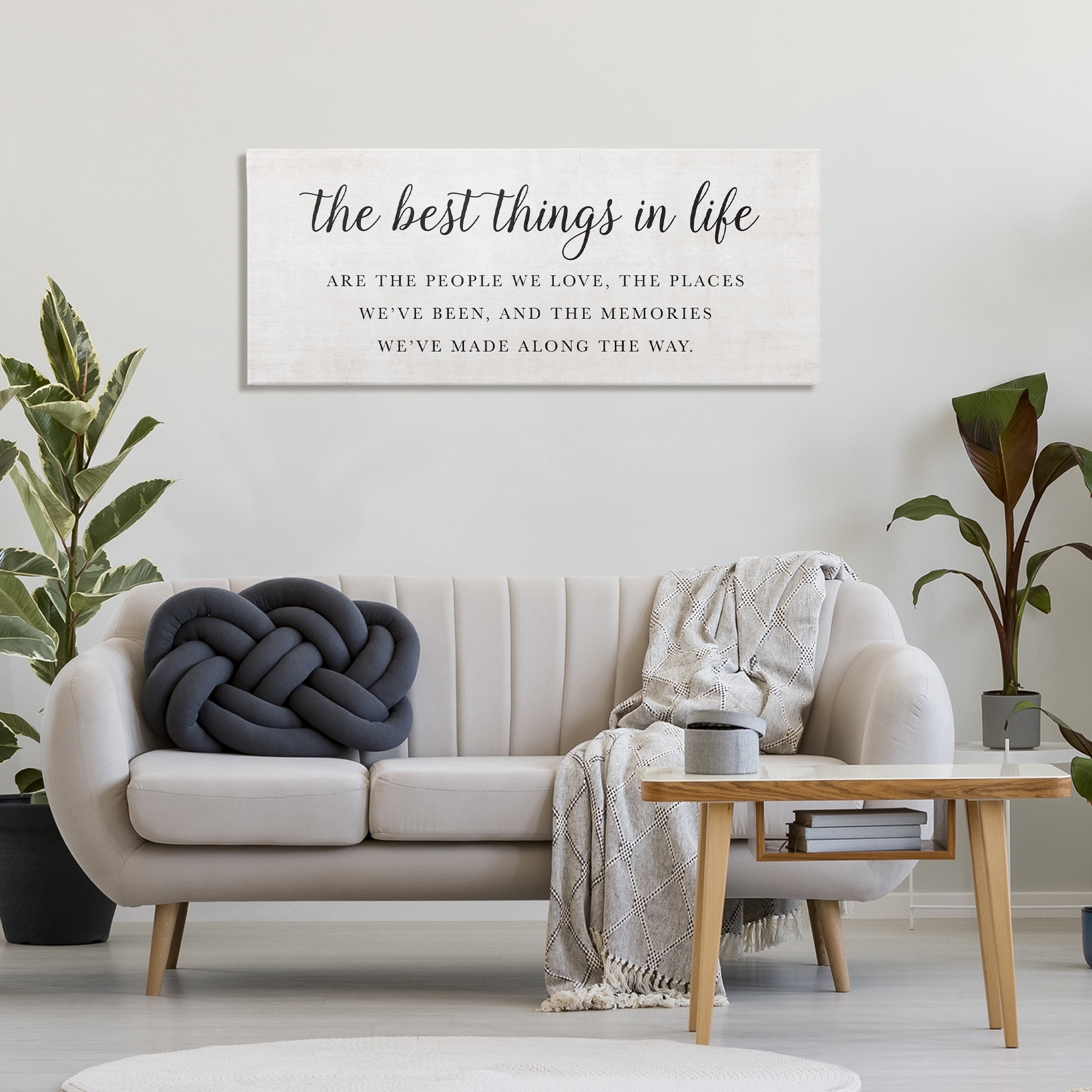 Stupell Industries Best Things In Life Uplifting Canvas Wall Art, design by Natalie Carpentieri