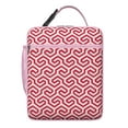 thumbnail image 4 of Stylish Insulated Lunch Box Women Reusable Lunch Bag with Water Bottle Holder Lunch Tote Portable Bag Picnic Camping, 4 of 5