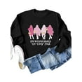 thumbnail image 2 of Anbech Funny Sweatshirt for Women Graphic Shirt Graphic Long Sleeve Pullover Halloween Ladies Top, 2 of 3