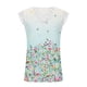 thumbnail image 5 of Mujeres moda casual sexy verano sexy v-cuello encaje ajuste chaleco casual estampado tira pulóver top Pompotops  lopia988135, 5 of 6