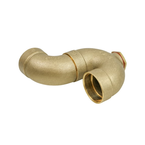 Cast Brass DWV Pressure Adapter 1-1/2" C x 2" M for Drain,Waste and Vent Systems