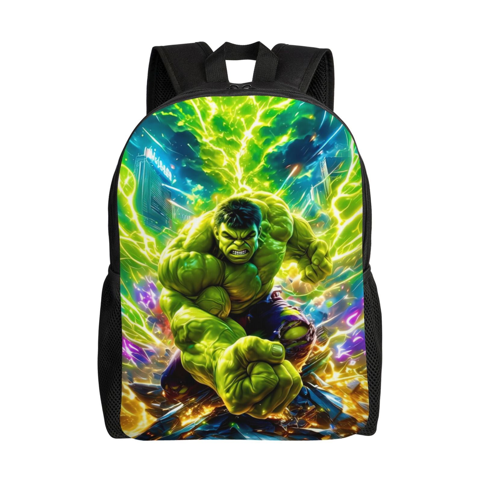 Incredible Hulk Wheeled Kids Superhero Luggage School Bag, 16 inch