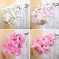thumbnail image 2 of Flor de Cerezo Artificial para decoración del hogar, árbol de cerezo rosa y blanco, flor de seda de primavera, arco de bonsái DIY, accesorios de boda, 2 of 4
