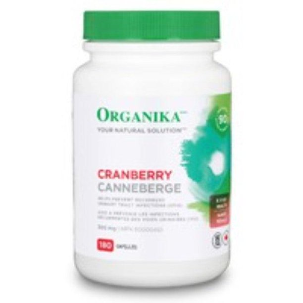 Organika Organika Cranberry Extract, 180 Capsules Multiple Flavours