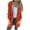 Orange, variant on TKLPEHG Fall Fashion 2025 Women's Zip Up Hooded Jacket Oversized Fleece Jackets Long Sleeve Mid Length Sweatshirts Casual Lightweight Winter Coat (Green,XXXL)