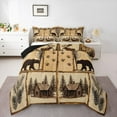 thumbnail image 3 of Homewish Rustic Wildlife Bear Full Size Comforter Sets, Farmhouse Lodge Cabin Bedding Comforter Set, Teens Adult Men Reversible Bedding Sets, Luxury Bedroom Decor, 3 Pieces, 3 of 8