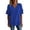 W10-Blue, variant on Going Out Tops For Women Short Sleeve V Neck Loose Color T Shirt Women'S Clothing Army Green