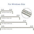 thumbnail image 3 of Splicing Room Darking Curtain Rods for Windows 28-148”, 1inch Diameter Wrap Around Adjustable Drapery Blackout Curtain Rod, Matte Nickel, 3 of 13