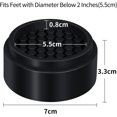 thumbnail image 2 of Quality Rubber Furniture Risers, Noise Reduction Supports for Desk, Chair, Sofa, Shock Absorption Pad, Tool-Free Adjustable Design for Home and Office Use (8PCS), 2 of 5